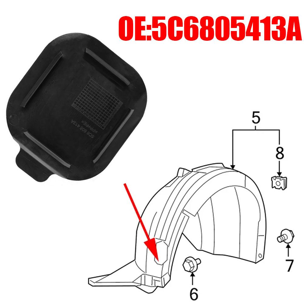 1Pc Car Front Left Right Wheelhouse Cover Fender Hole Trim Cover Car Accessories for VW Jetta 2015-2019 5C6805413A 5C6805414A