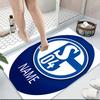 Custom Name Schalke Team Crest Carpet Rug Customizable Soft Washable Anti-Slip Home Living Room Sofa Mats Personalized Rug. 0909230