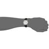 Citizen Q&Q Men   s Analog Waterproof Watch with Date, Day Display & Leather Band A206-504 White