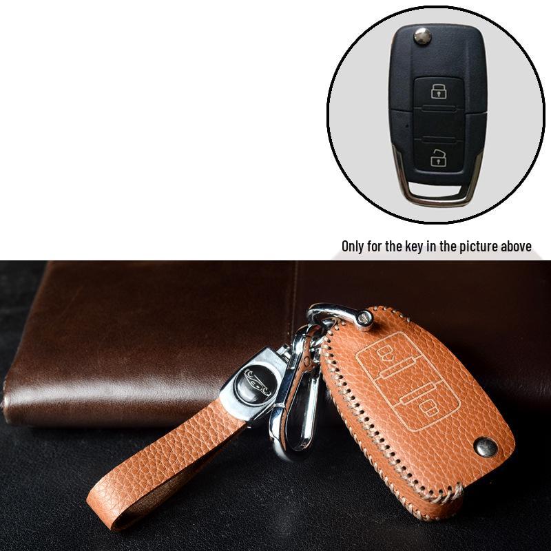 Genuine Leather Key Protector for Luxgen U7/MPV Big 7 and U6 Na 5/S5