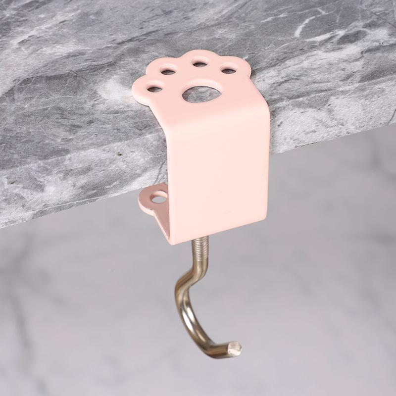 Cat Claw Hook Adjustable Desk Edge Hook Bag Hook Table Side Hanging Storage Rack Headset Desk Hanger School Home Universal Hook