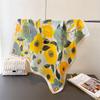 2026 New Fashion Luxury 70cm Square Silk Women's Scarf Flower Printed Satin Scarves Shawl Designer Headband Bandana