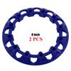2PCS 4PCS 8-inch ATV Wheel Trim Hub Protection Decor Rim Cap Universal Vehicle All Terrain Wheel Plastic Cover For 8inch Tires