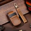 Genuine Leather Auto Key Fob Cover Case Housing Key Ring Fit For Honda Acura Rlx Rdx Mdx Ilx Tlx Cdx Auto Key Fob Auto Accessories With 4 Bottons