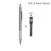 0.3 0.5 0.7 0.9 1.3 2.0mm Mechanical Pencil Set Full Metal Art Drawing Painting Automatic Pencil with Leads Office School Supply KTY