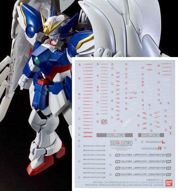 

Декаль Gundam для MG Wing Gundam Zero