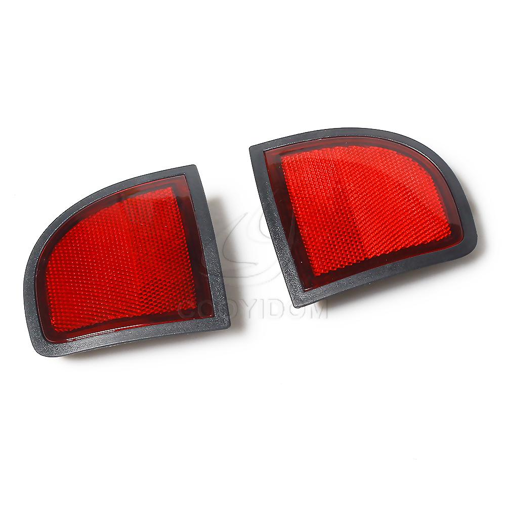 Left / RIght Rear Bumper Taillight For Mitsubishi L200 2005-2015 Reflector Light Parking Brake Light Reflector Light 8355A015