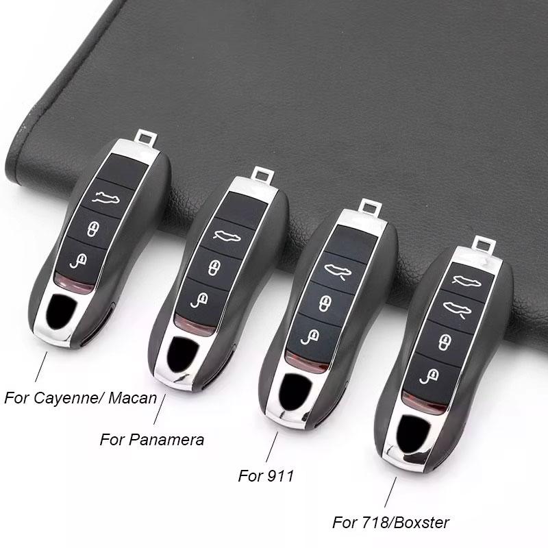 Für Porsche Cayenne Macan Panamera 718 Boxster 911 Auto Schlüsselhülle Gehäuse Fernbedienung Modifikation Ersatzeil Stellvertreter Fabrik