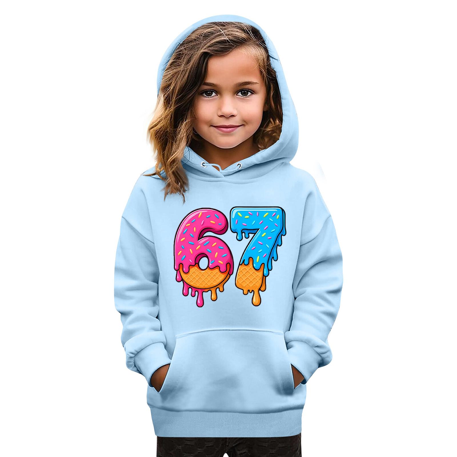 

Толстовки для девочек-подростков, толстовки с длинным рукавом, пуловер с завязками, симпатичная толстовка большого размера 140 синий