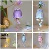 Handmade Bellflower Lantern Glowing Luminous Muguet Flower Lamp Twisted Stick Chenille Stems Handheld Light School Art Class