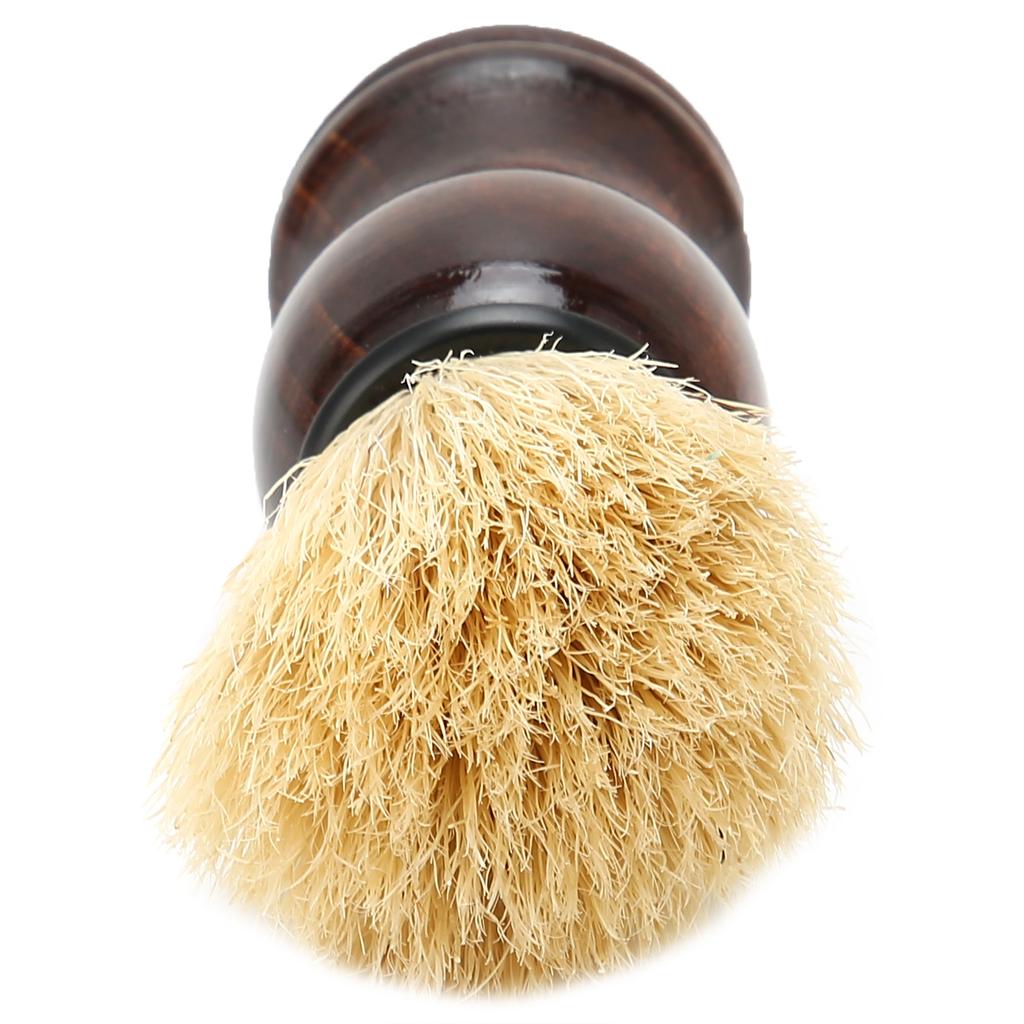 Lightweight Beard Shaving Brush Wooden Handle Shaving Brush Beard Shave Cleaning Brush