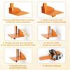 Chainsaw Holder, Chainsaw Wall Mount for  MS250, MS251, MS170, MS171, MS172 Heavy Duty Chainsaw Rack Garage Storage Holder Chain Saw Display