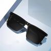 1pc Men'S Simple Black Square Fashion Glassesfor Men Women Outdoor Travel Driving Pography Prop