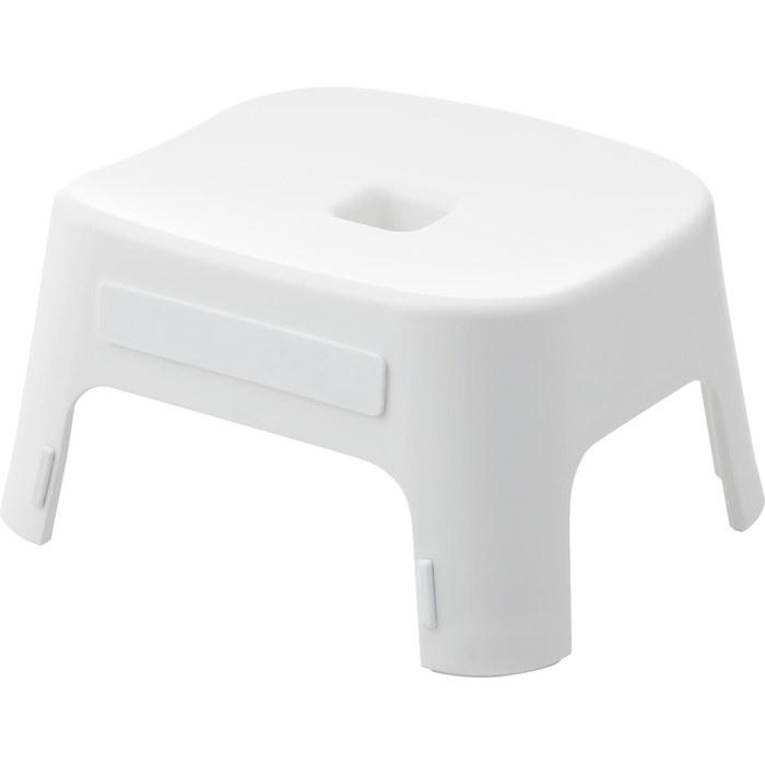 Yamazaki Magnetic Bath Stool for Kids SH13 White 25.5x21x13cm Tower Bath Chair for Children, Quick-Drying, 1852