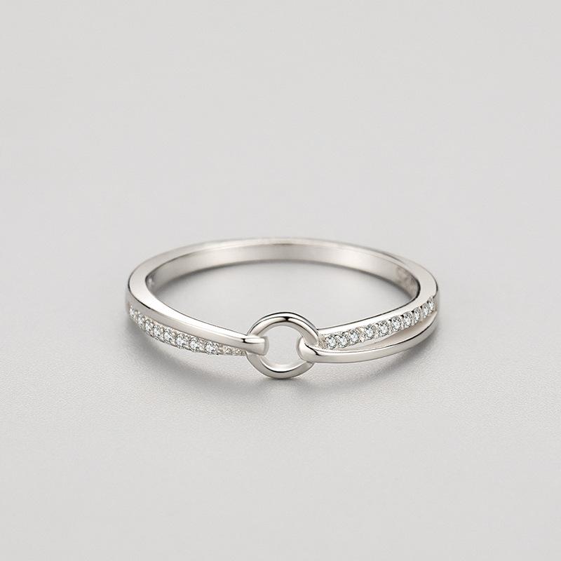 Ada Jewelry Silber 925 Schmuck Simple Design Real Sterling Silver Index Finger Band Ring for Female