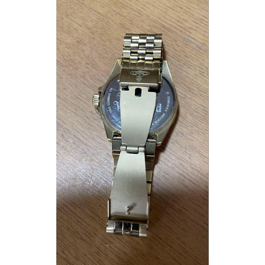 Used Vivienne Westwood TIME MACHINE Gold Watch Vivienne Westwood