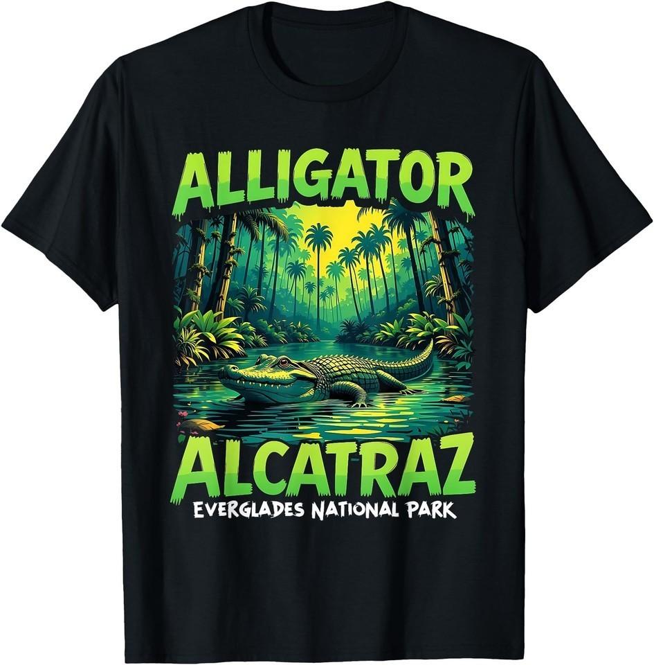 Meme Florida Everglades Alligator Alcatraz Men Women T-Shirt Unisex T-Shirt XXL