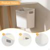 Wall Mount Trash Can Garbage Bin Space Saving Waste Container Hanging for