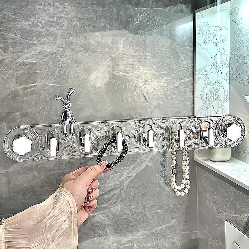 Suction Cup Hook Strong Bathroom Towel Rack No Punching Wall Hooks Hanging Coat Door Back Key Bag Holder Bathroom Accessories