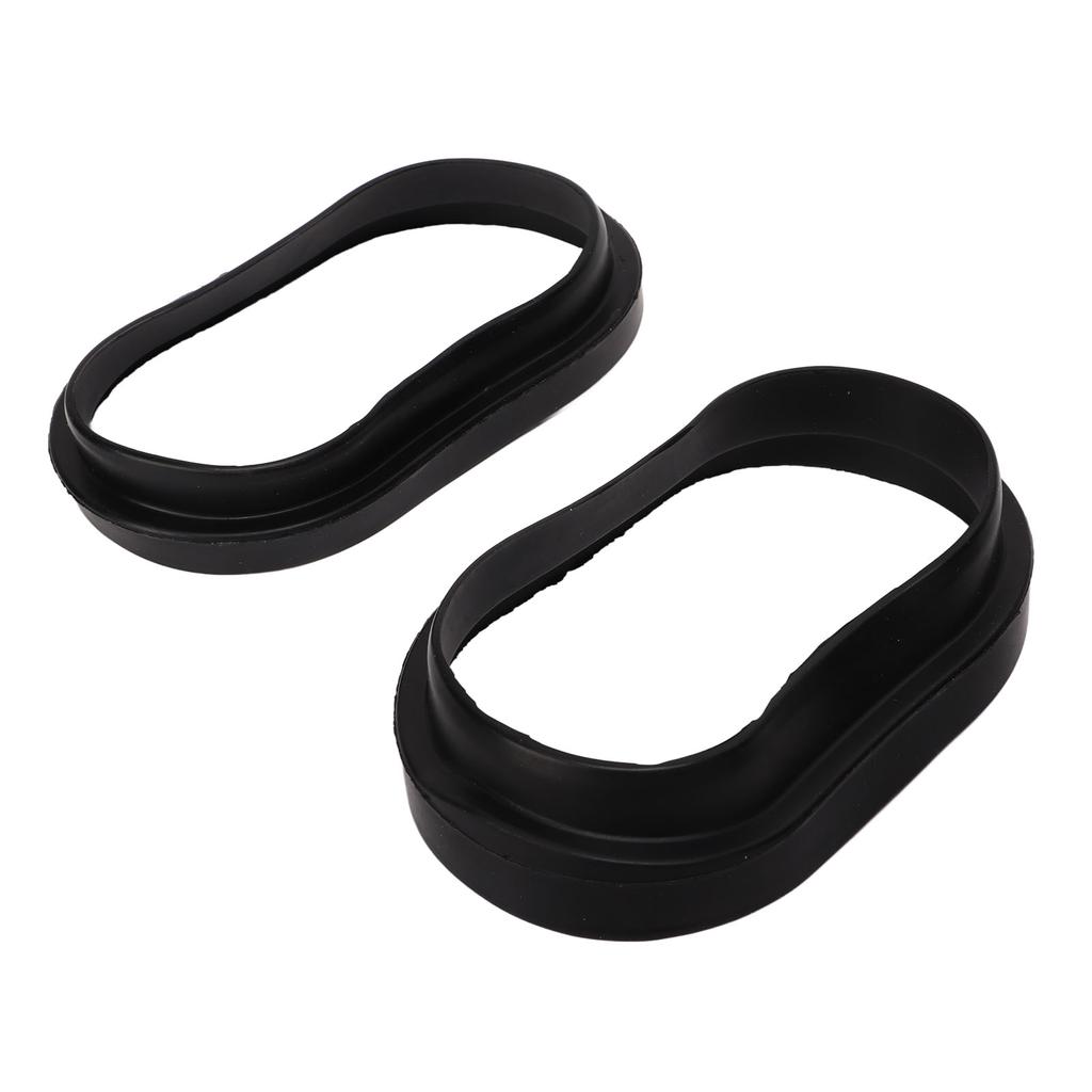 2 Pcs Air Intake Tube Duct Rubber Boot Inlet Pipe Seal Replacement for Suzuki GSXR 600 750 1000