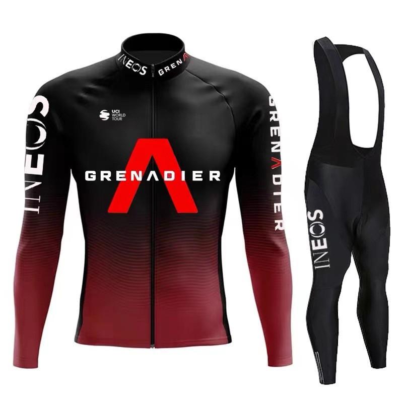 Mens Winter Thermal Cycling Jersey Set