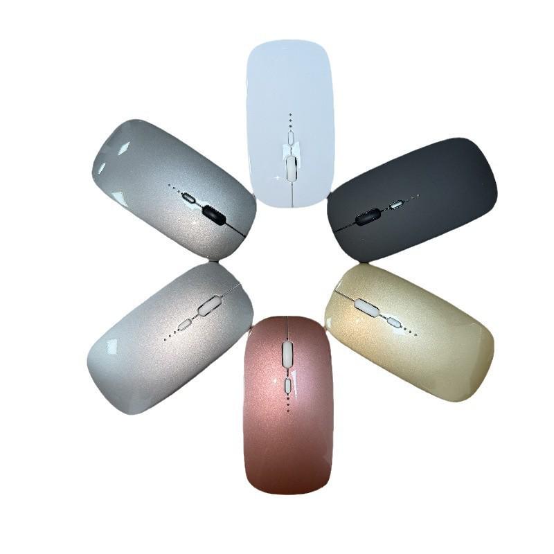 Dual-Mode Bluetooth & 2.4G Silent Optical Mouse with Power Display for Desktops and Laptops