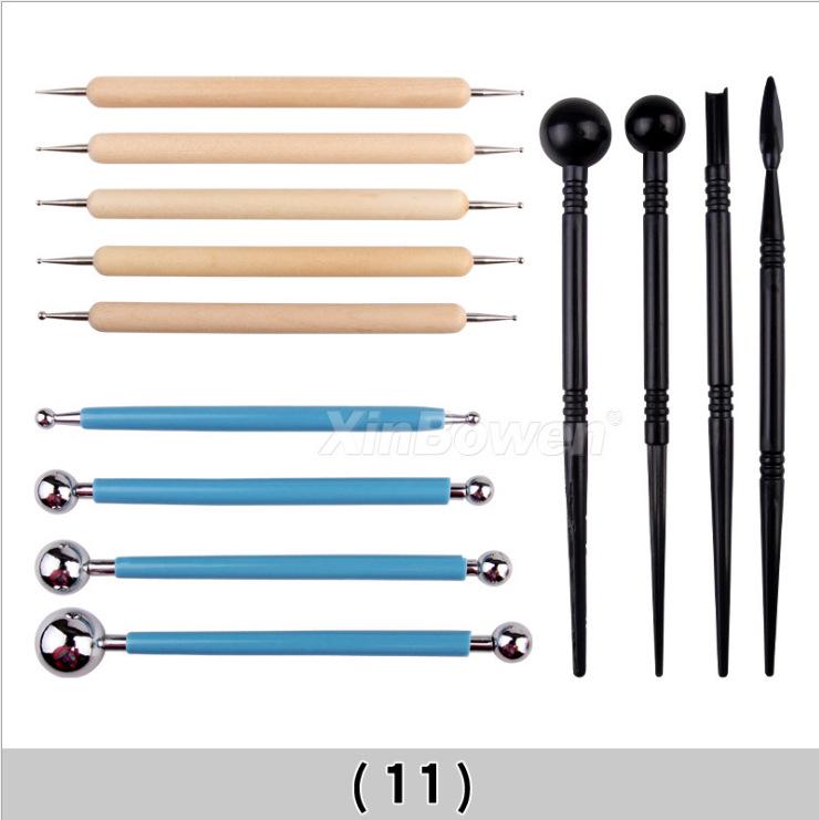 Cross-Border Polymer Clay Tool Set: Impression Remover, Carving Knife & Dotting Pen