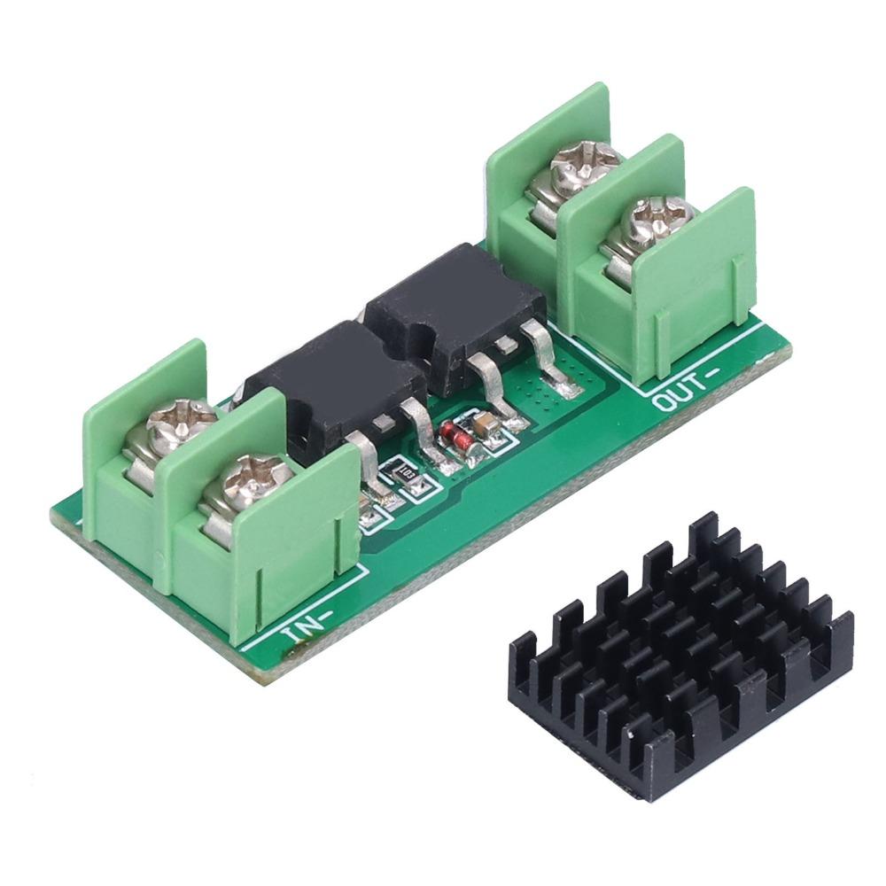 DC 5-60V Solar Ideal Diode Module Anti-backflow with Heatsink Solar Panel Anti Reverse Irrigation Ideal Diode 15A