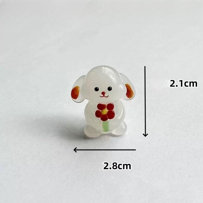 

Creative Handmade Rabbits Glass Craft Ornaments Handicraft Colored Glaze Mini Figurines for Desktop Decoration Festival Decor