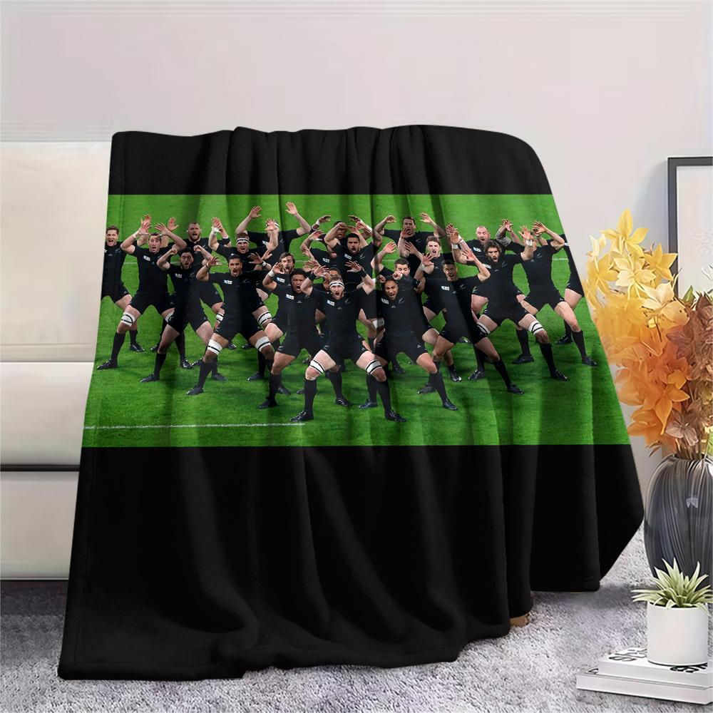 All Blacks,pattern Flannel Blanket, High quality Comfortable for All Seasons, Home Decor, Warmth and Comfort, Perfect for Gifts.