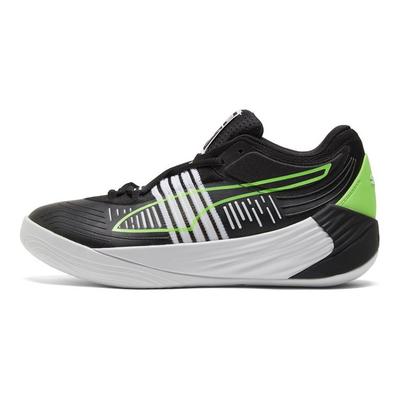 Fusion Nitro Black Green Glare Unisex Sneakers 195587-01