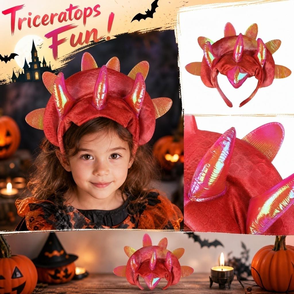 Kids Headband Halloween Costume Accessory for Dinosaur Dress Up