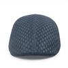 Men Breathable Mesh Flat Cap Summer Ivy Cap for Elderly Men Vintage Gatsby Hat Outdoor Work Sun Cabbie Cap Driving Newsboy Cap