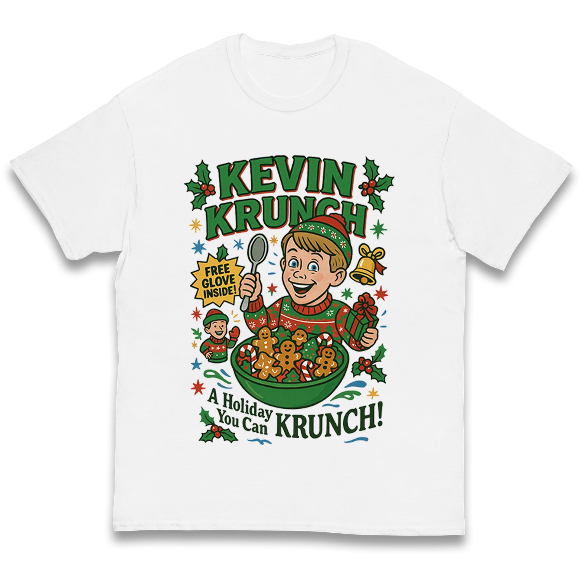 Kevin Krunch Home Alone Christmas Kids T Shirt 150