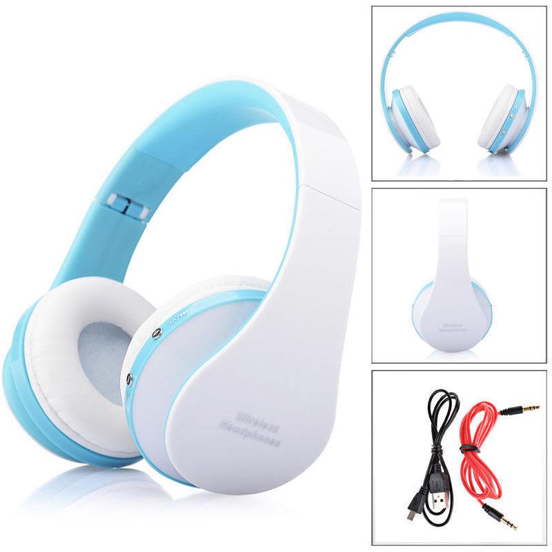Folding Wireless Headset Bluetooth Stereo Headphones Earphone For Iphone