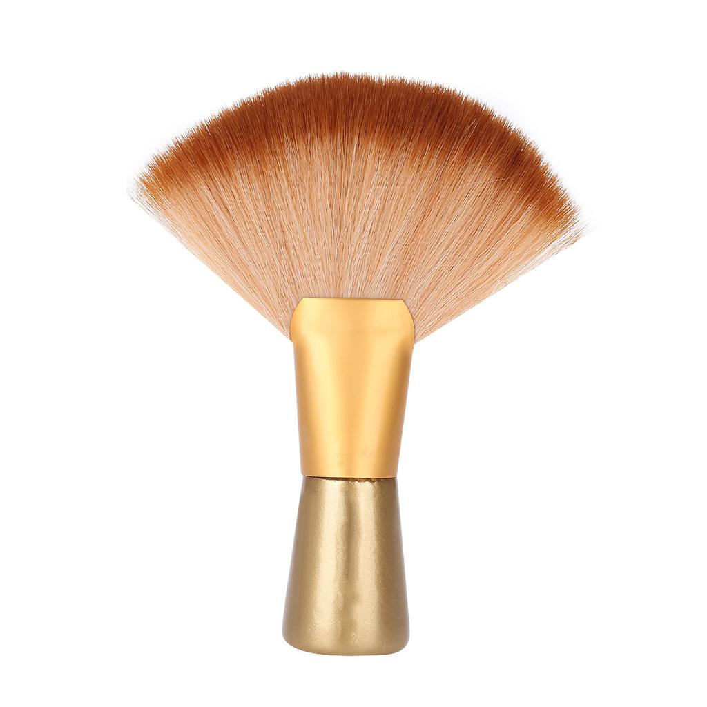 Soft Large Fan shaped Salon Stylist Barber Neck Face Duster Hair Brush Hair Cutting Tools
