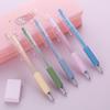 Japanese INS Style 0.5mm Black Click Pen - Large Capacity Bullet Tip for Students