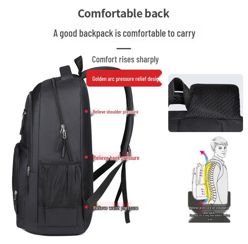 Unisex Fashionable Large Capacity Backpack - Ideal for School, Travel, and Business