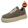 Light luxury autumn and winter new velvet thickened cotton shoes platform-soled retro board shoes light casual trendy shoes