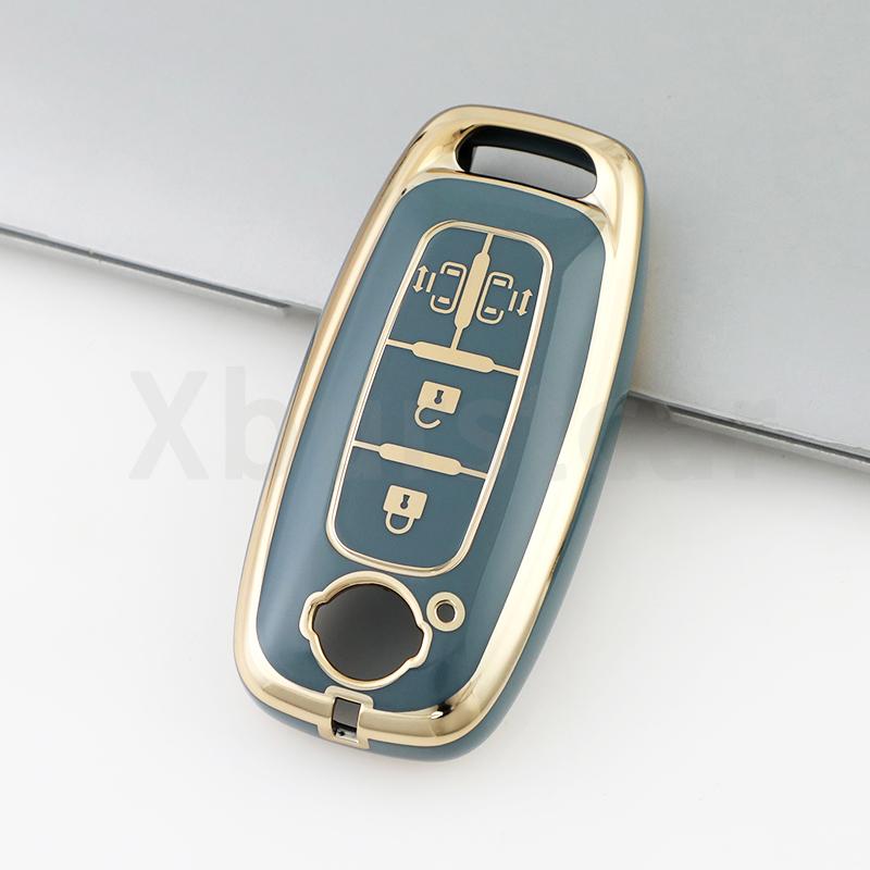 4 Buttons TPU Key Case Holder Cover For Nissan Kicks X Trail T33 Ariya Altima Rogue Juke Qashqai J12 Bluebird Sylphy Accessories