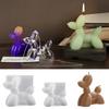 1pcs 3D MINI Balloon Dog Resin Mold Exquisite, Durable Ideal for DIY Home Ornaments, Candle Making, Silicone Molds, Drip Glue Crafts Perfect Gift
