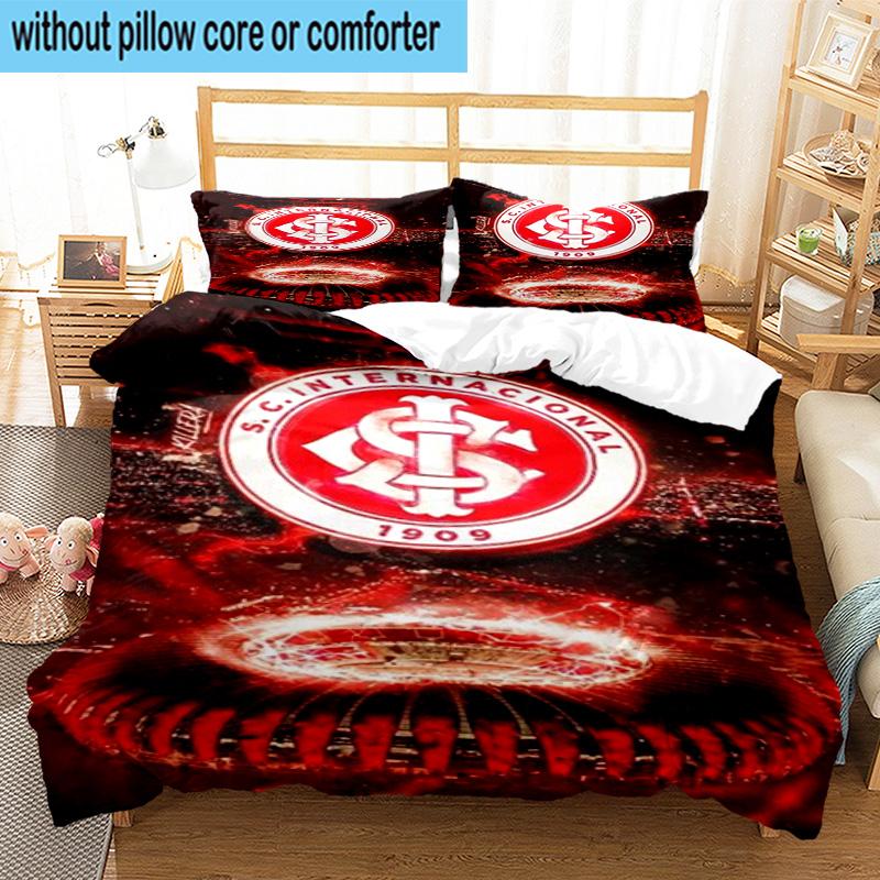 3pcs SC Internacional1 Printed Bedding Set Duvet Cover Closure Includes 1 Duvet Cover & 2 Pillowcases Bedding Sets Home Decor Gifts
