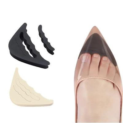 1 paire de semelles intérieures à talons hauts pour femmes, demi-avant-pied, coussin de protection contre la douleur, coussinet d'orteil avant-pied