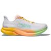 HOKA ONE ONE MACH 6 Breathable Low Top Running Shoes Women's White Orange Sneakers 1147810-FTST