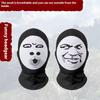 1/2Pcs Bandana Tube Neckchief Gaiter Printed Headgear Cover Head Scarf Headband Funny 3D Seamless Magic Celebrity Face Mask