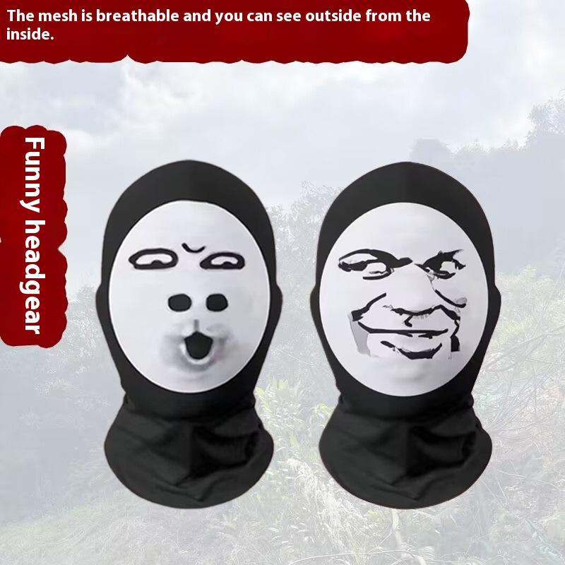 1/2Pcs Bandana Tube Neckchief Gaiter Printed Headgear Cover Head Scarf Headband Funny 3D Seamless Magic Celebrity Face Mask