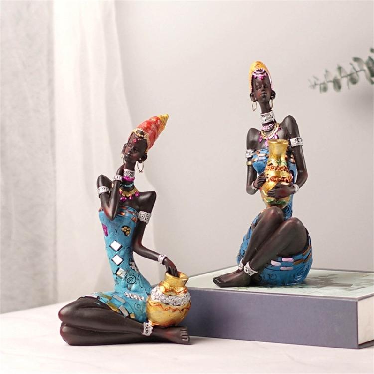 African Woman Figure Statues Woman Figure Girl Tribal Lady Figure Gift Giving