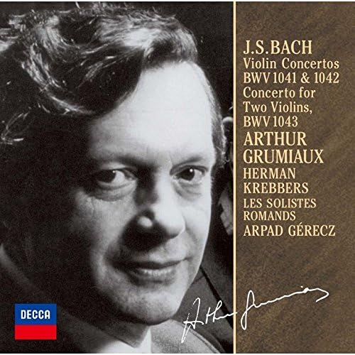 CD ARTHUR GRUMIAUX - JS Bach: Violin Concertos (3 Pieces UCCD9832 Japan ObiClassical Used