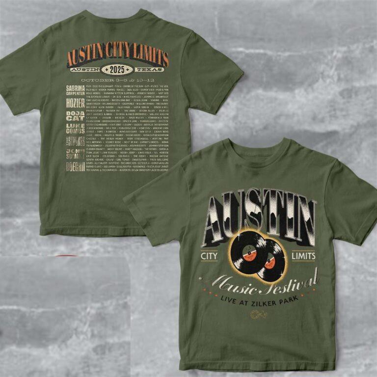 Austin City Limits Music Festival 2026 October 3 5 10 12 2026 T-Shirt All Si S