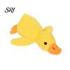 Durable Dog Chew Toy Toys Duck Shape with Sound Soft Bite-resistant Safe Odor-Free Interactive Stress Relief Plush for Home Puppy